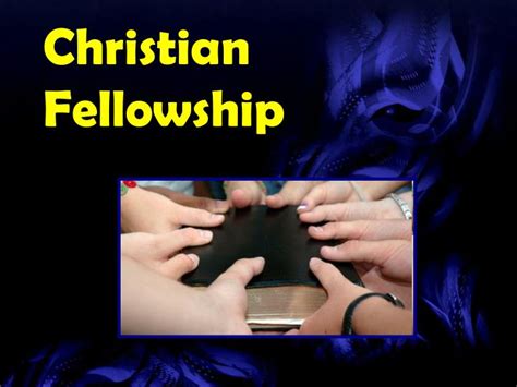 Ppt Christian Fellowship Powerpoint Presentation Free Download Id