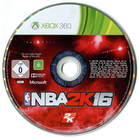 Nba 2k16 2015 Xbox 360 Box Cover Art Mobygames