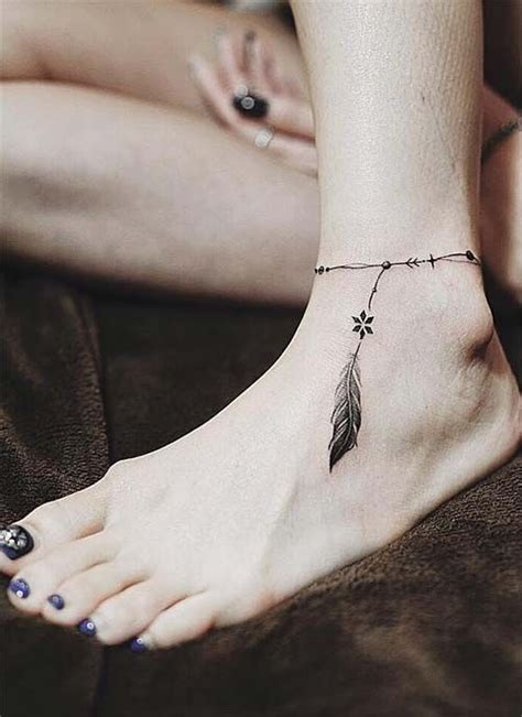 40 Small Elegant Ankle Tattoos For Women To Be Inspired Ankle Tattoos