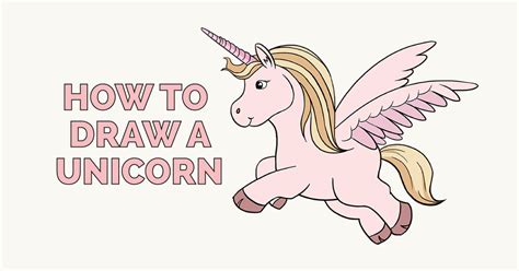 Winged unicorn wolf by neonskull paigeeworld. How to Draw a Cute Unicorn in a Few Easy Steps | Easy Drawing Guides | Easy drawings, Drawing ...