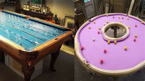 15 Incredible Pool Table Designs Youtube