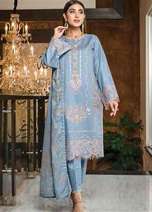 Mahru By Lala Textiles Embroidered Lawn Suits Unstitched 3 Piece Lt22m