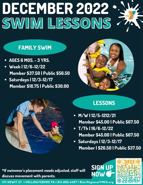 Swimming Lessons Blair Regional Ymca Hollidaysburg Pa