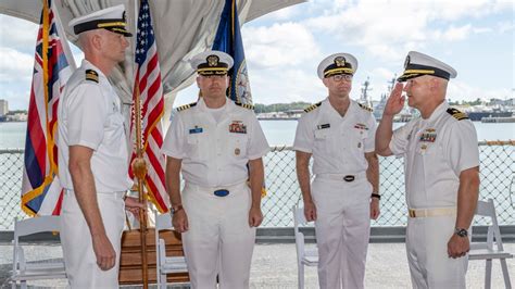 Dvids News Uss Hawaii Holds Change Of Command Ceremony Aboard