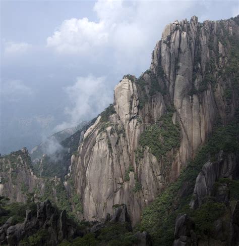 Mount Sanqing Sanqingshan Jiangxi China Stock Image Image Of