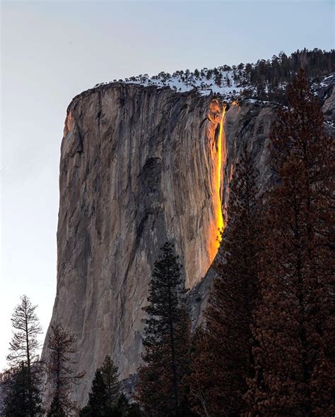 The Firefalls At Yosemite National Park Photo By Brian Chan 2050 X