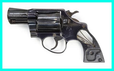 Colt Agent Revolver 38 Special 2 Barrel Blue Centerfire Systems