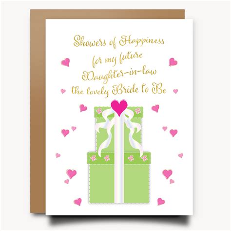 Bridal Shower Card Bridal Shower T Bride T Bridal Shower Etsy