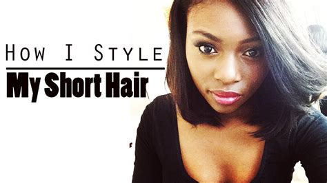How To Style Short Hair Youtube