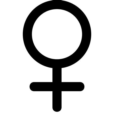 Gender Symbol Female Sign Gender Symbol Png Download 16001600