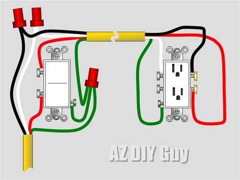 Az Diy Guys Projects Wiring A Split Switched Receptacle