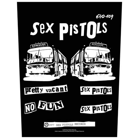 Sex Pistols Pretty Vacant Backpatch Patch Bananabootde