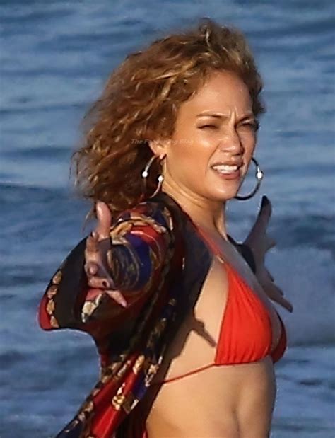Jennifer Lopez Is Pictured Perfect In A Red Bikini Photos
