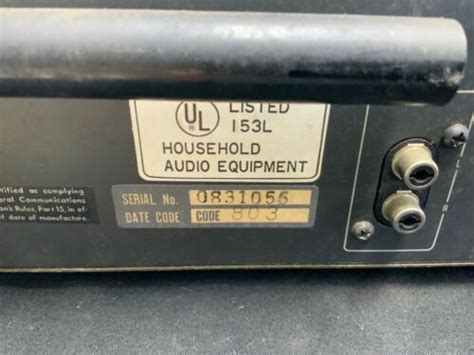 Vintage Mcs Modular Component System Stereo Tuner 3700 Ebay