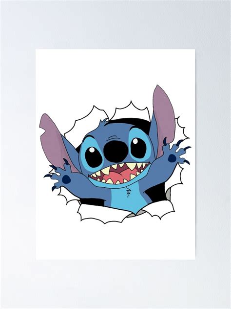 Lilo And Stitch Hello Poster For Sale By Jakegoodwin Redbubble