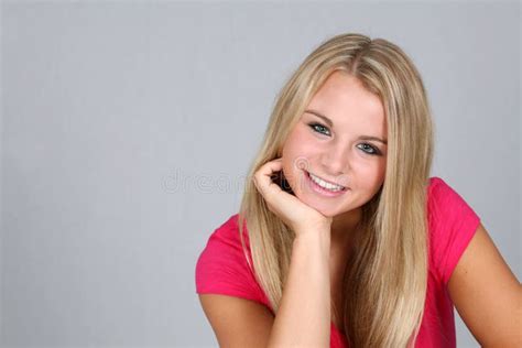 Beautiful Blonde Teen Girl Stock Photo Image Of Beauty 16242742
