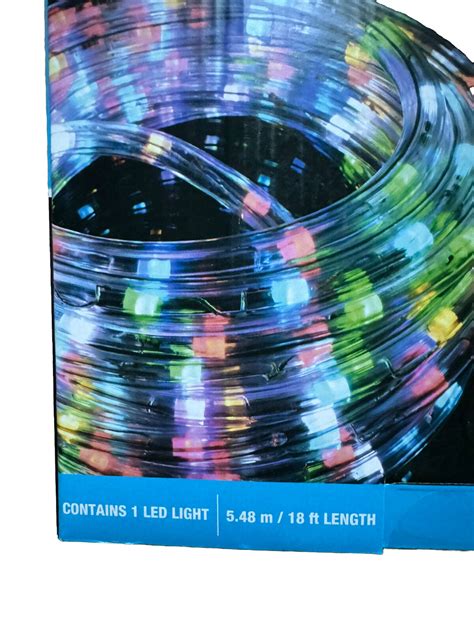 2 New Costco Intertek Led Color Changing Rope Lights W Remote 18 Ft X2