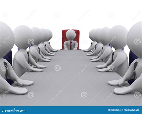 Boss And Employees In A Meeting Stock Image Image 25081751