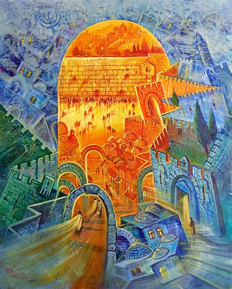 The Heavenly Jerusalem And The Earthly Jerusalem Poster On Fine Art