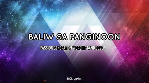 Baliw Sa Panginoon I Passion Generation Worship Band Cover I Song