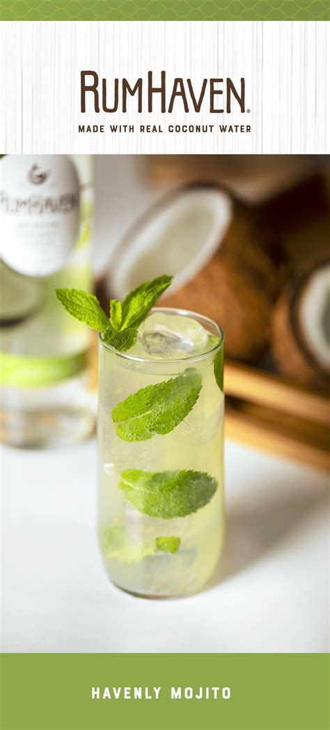 This post caters to audience above 25 years of age. Refresh this summer with a minty fresh cocktail! Crafted with RumHaven, a caribbean r… | Coconut ...