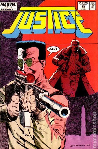 Justice 1986 Marvel Comic Books
