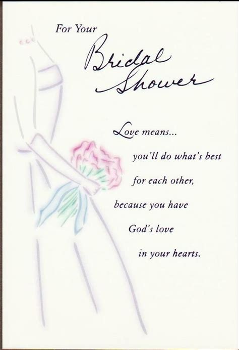 What To Write On A Bridal Shower Card For A Girl Best Home Design Ideas