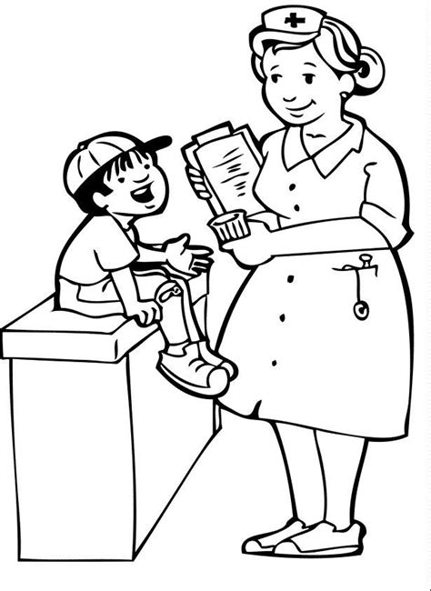 Each coloring page includes a fun fact to educate you about healthy sight. Doctor Coloring Pages For Kids - Coloring Home