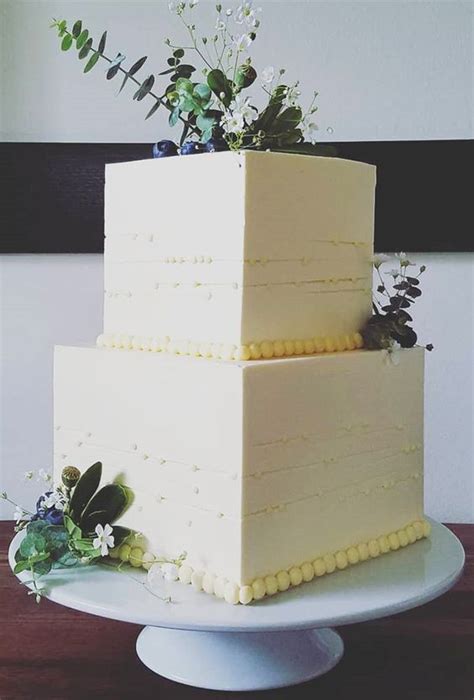 52 Gorgeous Square Wedding Cake Ideas Weddingomania