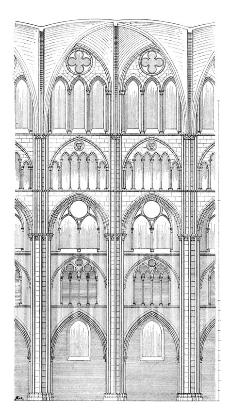Timber In Construction Architecture Drawing Gothic Ar