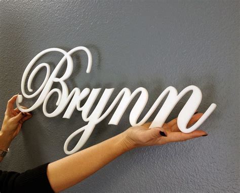 3 D Acrylic Wall Letters That Are Easy To Hang Baby Name Signs For