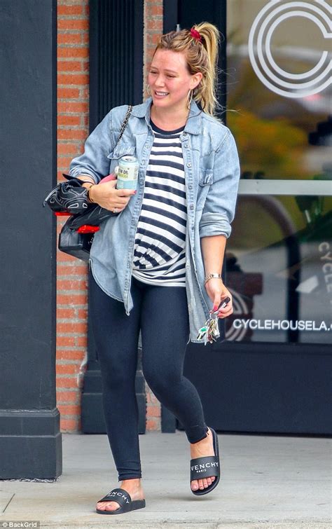 Hilary Duff Is Heavily Pregnant With Her Second Child But Still Takes