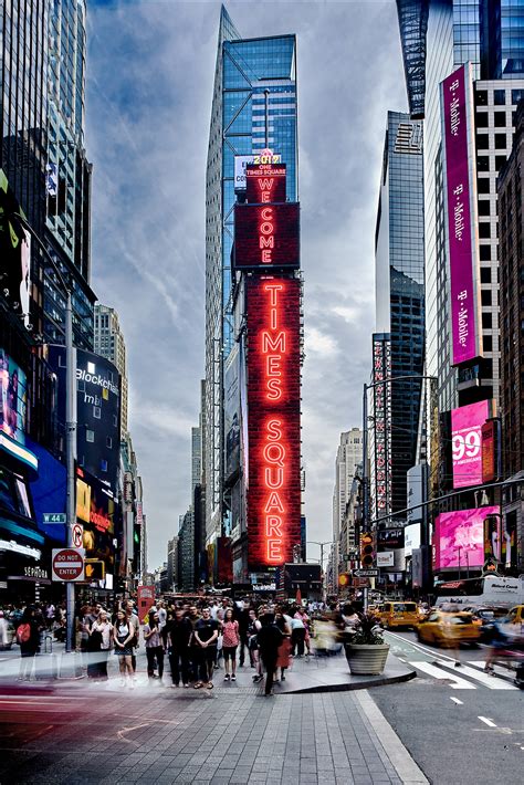 Times square, square in midtown manhattan, new york city, formed by the intersection of seventh avenue, 42nd street, and broadway. Samsung Installs Momentous New LED Displays in the Heart ...