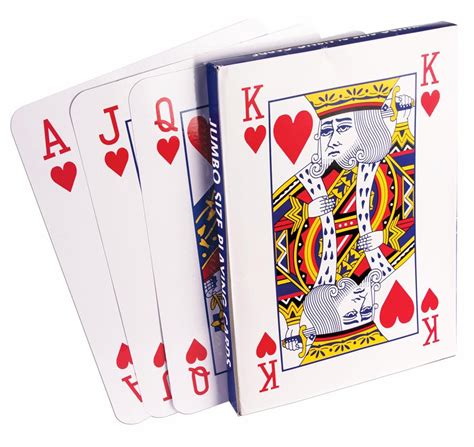 Super Jumbo Playing Cards 14 X 10 — Clownin Around Magic Shop