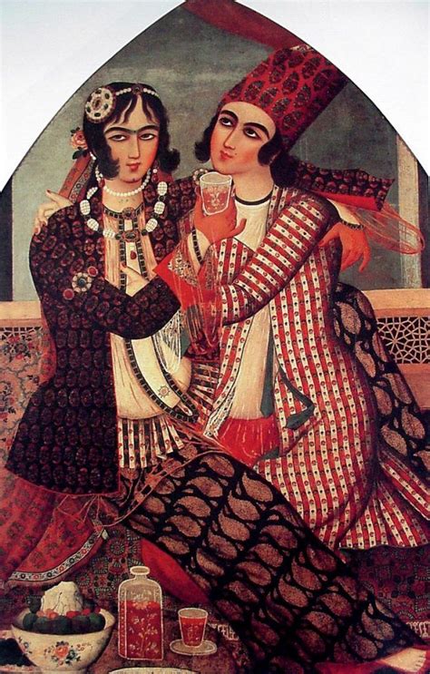 Image Result For Persian Qajar Painting Persian Art Painting Persian