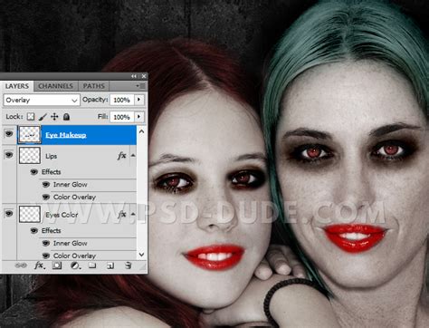 How To Make A Vampire Photoshop Tutorial