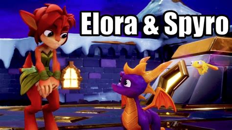 Spyro Reignited Trilogy Elora And Spyro All Cutscenes With Them