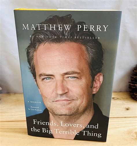 friends lovers and the big terrible thing a memoir by matthew perry hardcover 9781250866448