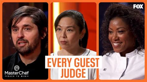 Every Celebrity Guest Judge Of Season 11 Part 2 Masterchef Youtube