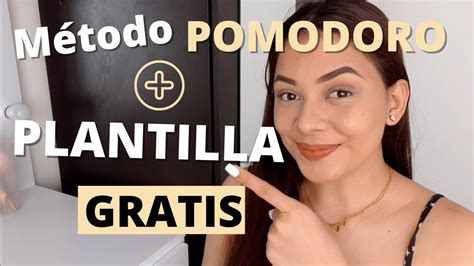 MÉtodo Pomodoro Plantilla Gratis Youtube