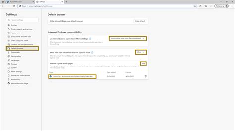 Set Up Microsoft Edge In Internet Explorer Mode Windows 10 Accountsiq