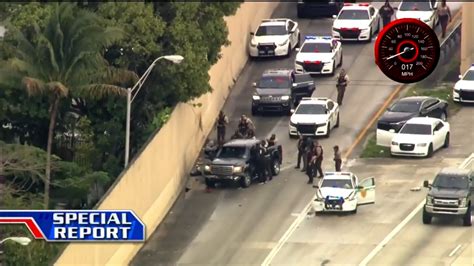 Suspect In Custody After Police Pursuit Ends In Crash On I 95 Wsvn