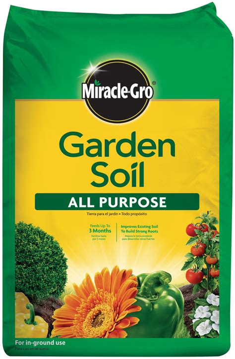 Treating your garden soil to maximize growth will increase your chances of achieving a healthy garden. Scotts 75052430 70 lb. Miracle-Gro - All Purpose Garden ...