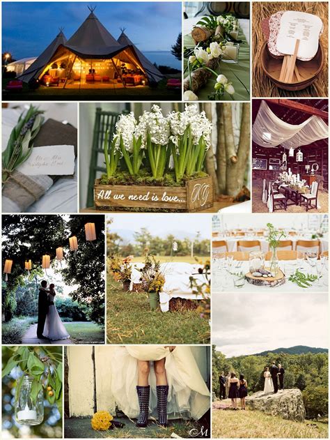 Outdoor Wedding Inspiration Board Boho Weddings For The Boho Luxe Bride