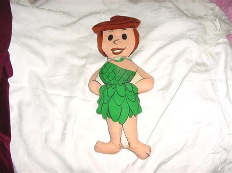 Vintage 60s Mrs Jolly Green Giant Wilma Flintstone Stuffed