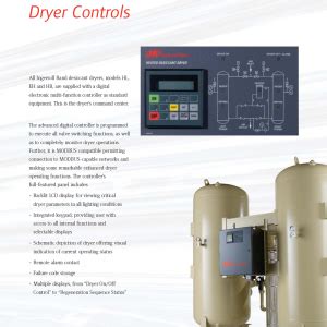 Ingersoll Rand Heatless And Heated Blower Desiccant Air Dryers