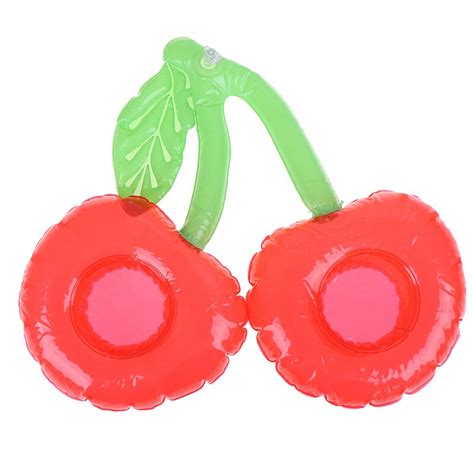 Cherry Shaped Red Swimming Pool Drink Holders Party Adult Inflatable