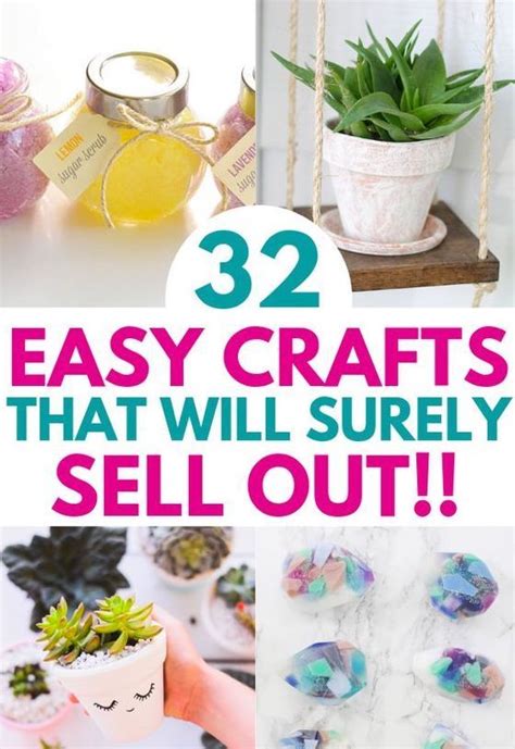 Hot Craft Ideas To Sell 45 Crafts To Make And Sell From Home Profitable Crafts Easy Crafts