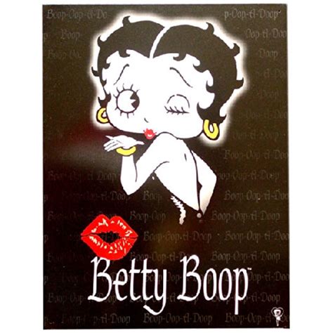 Betty Boop Blowing Kiss Retro Vintage Tin Sign Gtineanupc