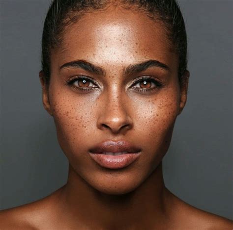 Things I Like Black Girls With Freckles Women With Freckles Freckles